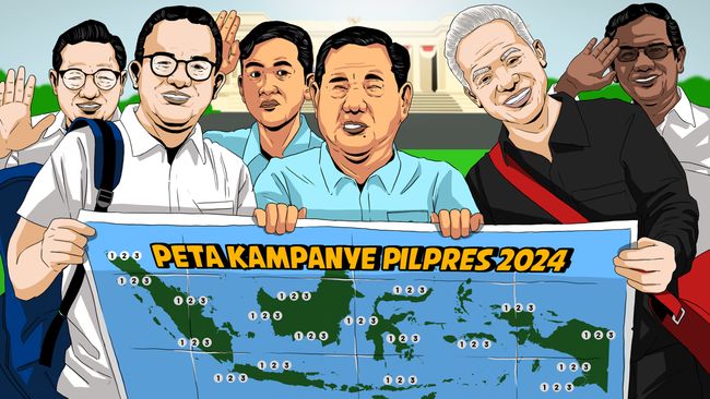 Pecah! Nih Kampanye Hari Pertama Anies, Prabowo & Ganjar