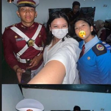 Wakili Ferdy Sambo & PC, Trisha Hadiri Acara Wisuda Prabhatar Akpol Tribrata