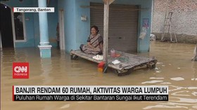 VIDEO: Banjir Rendam 60 Rumah, Aktivitas Warga Lumpuh