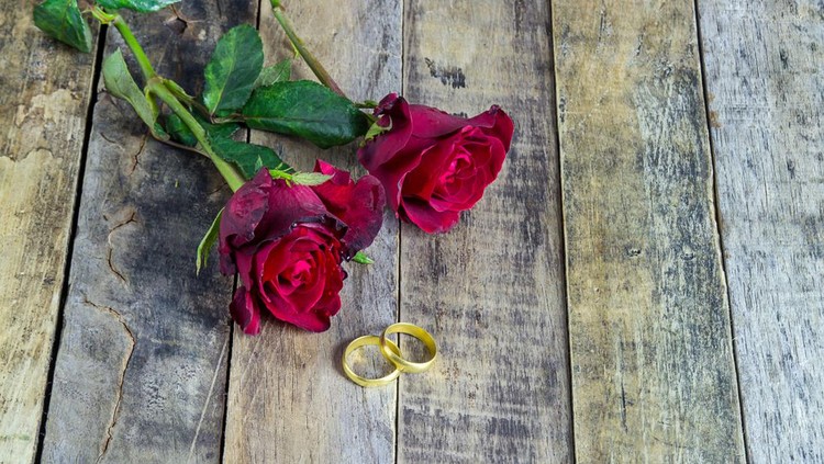 Ilustrasi cincin pernikahan