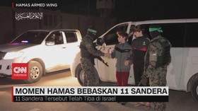 VIDEO: Momen Hamas Bebaskan 11 Sandera