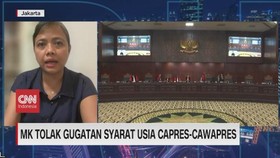 VIDEO: MK Tolak Gugatan Syarat Usia Capres-Cawapres