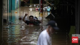 Banjir di Jakarta Meluas, 69 RT Terdampak