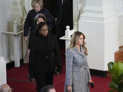 Momen Langka Para Mantan Ibu Negara AS Berkumpul, Melania Trump Tampil Beda