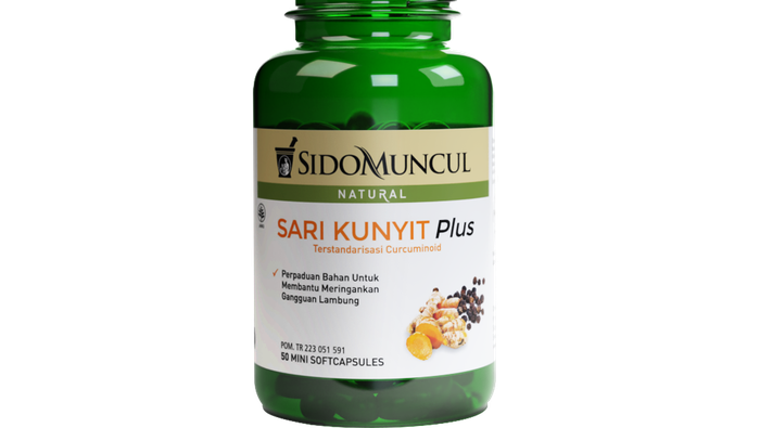 Mengenal Sido Muncul Natural Sari Kunyit Plus