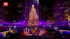 VIDEO: Warga New York Kembali Rayakan Pohon Natal Ikonik