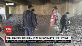 VIDEO: Warga Digegerkan Penemuan Mayat di Flyover