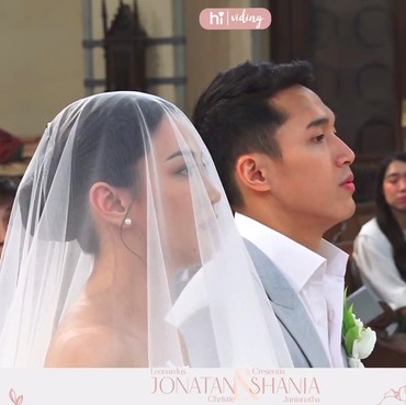7 Potret Pemberkatan Nikah Jonatan Christie dan Shania Junianatha Eks JKT48
