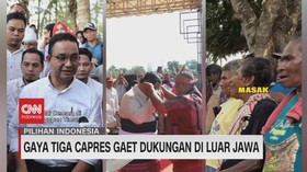 VIDEO: Gaya 3 Capres Gaet Dukungan di Luar Jawa