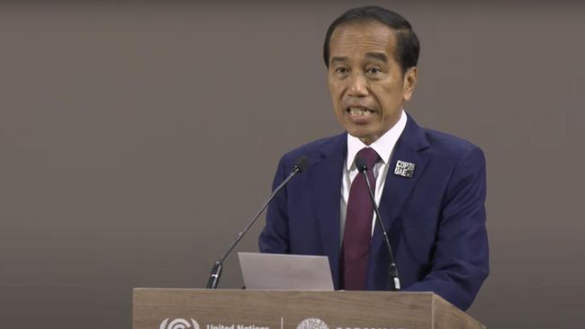 Pidato di COP28 Dubai, Jokowi Pamer RI Sukses Turunkan Emisi Karbon