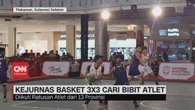 VIDEO: Kejurnas Basket 3x3 Cari Bibit Atlet