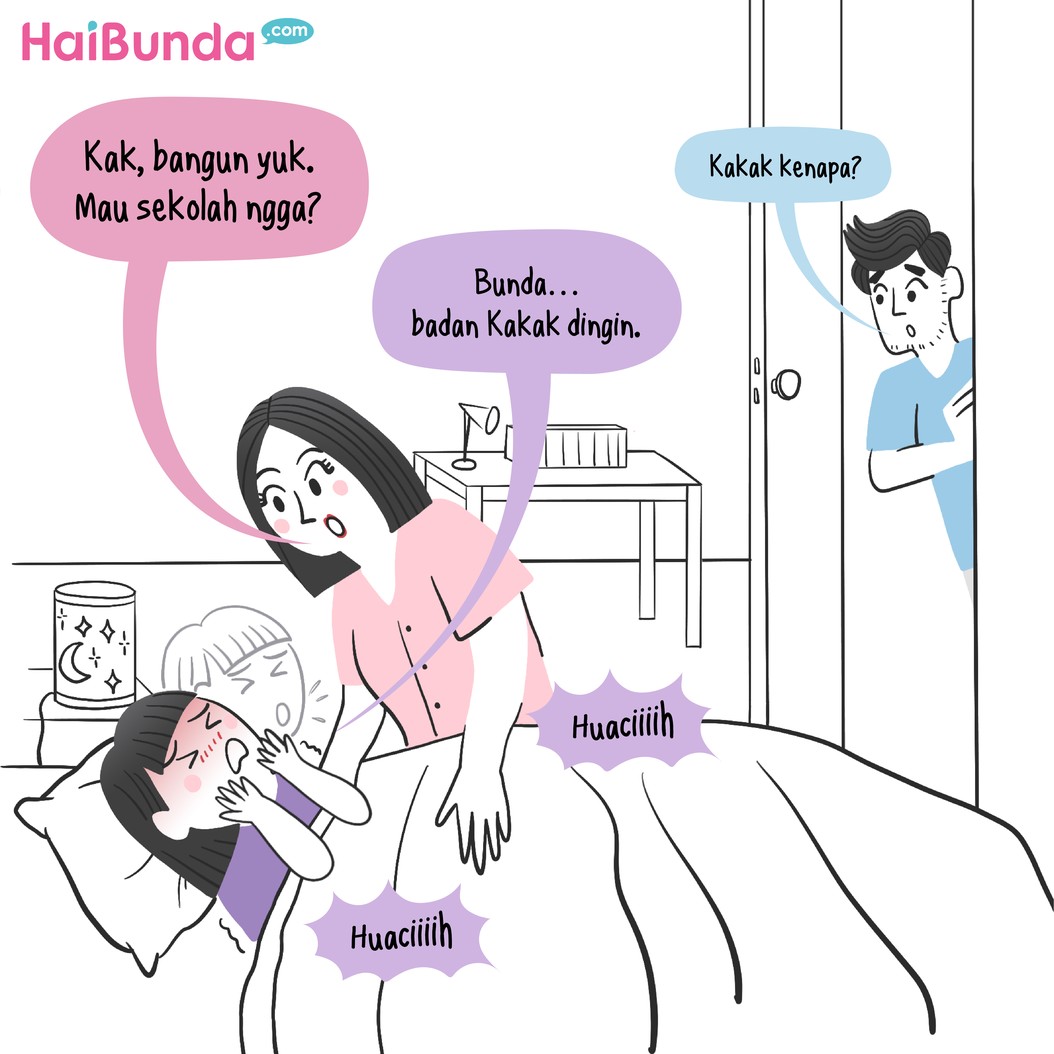 Musim pergantian cuaca membuat orang-orang di rumah sakit&period; Setelah Kakak&comma; kini giliran Ayah yang flu&period; Simak yuk cerita bagaimana manjanya Ayah saat sakit&period;
