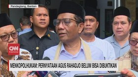 VIDEO: Menkopolhukam: Pernyataan Agus Rahadjo Belum Bisa Dibuktikan