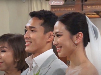 5 Potret Pernikahan Pebulu Tangkis Jonatan Christie & Shanju Eks JKT48