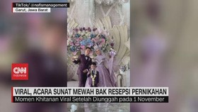 VIDEO: Viral, Acara Sunat Mewah Bak Resepsi Pernikahan