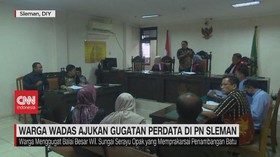 VIDEO: Warga Wadas Ajukan Gugatan Perdata di PN Sleman