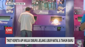 VIDEO: Tiket Kereta Api Mulai Diburu Jelang Libur Natal & Tahun Baru