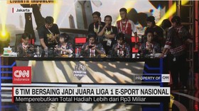 VIDEO: 6 Tim Bersaing Jadi Juara Liga 1 E-Sport Nasional