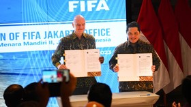 Presiden FIFA Saksikan Final Jerman vs Prancis di Manahan