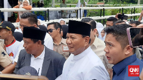Kunjungi Ponpes di Tasik, Prabowo Bahas Soal Implementasi UU Pesantren
