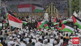 3 Tuntutan Massa Reuni 212 di Monas: Palestina hingga Pemilu 2024