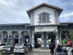 Stasiun KA Binjai Masih Pertahankan Gaya Bangunan Zaman Kolonial Tempo Dulu
