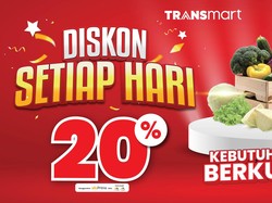 Mampir Transmart Yuk, Ada Gebyar Diskon 20% Tiap Hari
