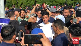 Gibran Enggan Disebut Kampanye di CFD Jakarta