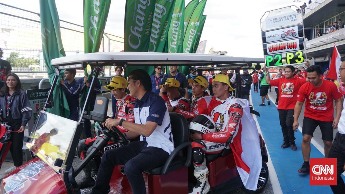 FOTO: Indonesia Kuasai ARRC AP 250, Merah Putih Berkibar di Buriram