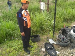 Motor Hancur Tertabrak KA di Pelintasan Tak Berpalang Pintu Tulungagung