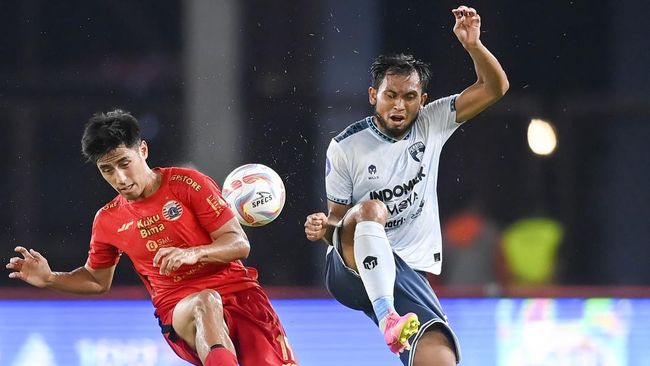 Duel Panas Persija vs Persita Imbang 1-1