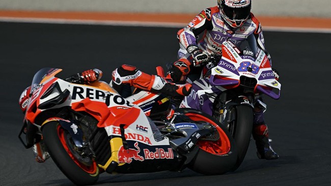 Jorge Martin mengaku terkejut dengan sikap Marc Marquez usai insiden tabrakan di MotoGP Valencia 2023 yang membuat peluang gelar juara dunianya melayang.
