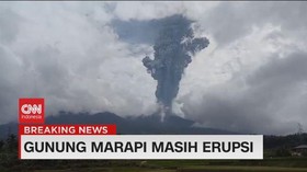 VIDEO: Breaking News! Gunung Marapi Masih Erupsi