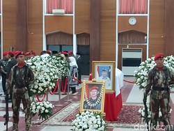 Jenazah Doni Monardo Disemayamkan di Mako Kopassus Sebelum Dimakamkan di TMP