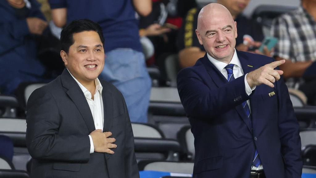 Presiden FIFA Girang Ketemu Erick, Mau Makin Solid dengan Indonesia