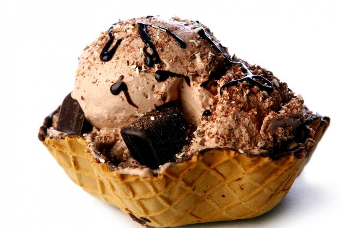 Ilustrasi es krim kopi