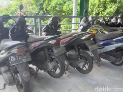 100 Motor Lebih Ditinggal Bertahun-tahun di Parkiran Bandara Ngurah Rai