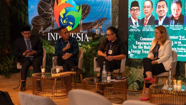 Pertamina menampilkan tiga program TJSL dalam kegiatan COP28 Dubai, UEA, yakni Desa Energi Berdikari, Desa Wisata Pertamina, dan Hutan Pertamina.