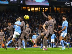 Seru! Man City Ungguli Tottenham 2-1 di Babak Pertama