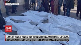 VIDEO: Tangis Anak Anak Korban Serangan Israel di Gaza