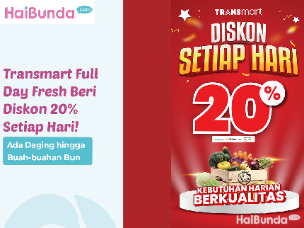 Transmart Full Day Fresh Beri Diskon 20% Setiap Hari! Ada Daging hingga Buah-buahan Bun