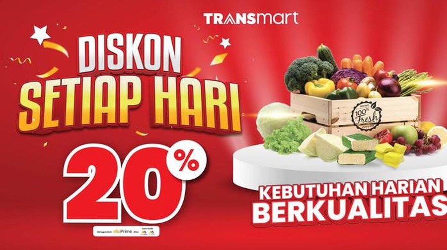 Transmart Diskon Setiap Hari! Beli Daging hingga Buah Jadi Murah Banget