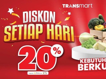 img-title Transmart Diskon Setiap Hari! Beli Daging hingga Buah Jadi Murah Banget