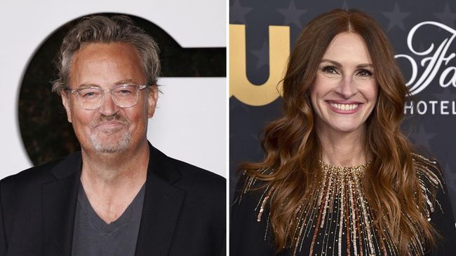 Julia Roberts mengenang mendiang aktor Matthew Perry dan saat menjadi salah satu bintang tamu sitkom Friends pada 1996 silam.