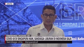 VIDOE: Covid-19 di Singapura Naik, Sandiaga: Liburan di Indonesia Saja