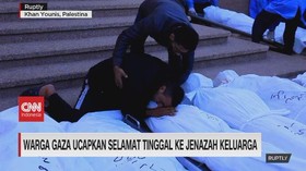 VIDEO: Warga Gaza Ucapkan Selamat Tinggal ke Jenazah Keluarga