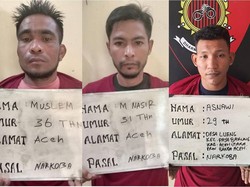 Tampang 4 Tahanan Narkoba yang Kabur dari Polda Lampung