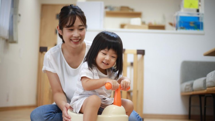 Ilustrasi Anak Toilet Training