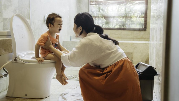 Ilustrasi Anak Toilet Training