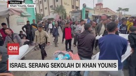 VIDEO: Israel Serang Sekolah di Khan Younis